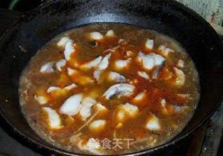 潮白黑鱼片烧豆腐的做法步骤：5