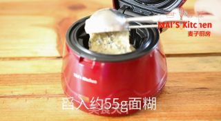 鲜香快手 | 肉松华夫碗的做法步骤：7