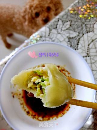西葫芦黄瓜鸡蛋素馅蒸饺(冰箱扫货)的做法步骤：14