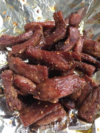 家庭版牛肉干的做法步骤：1