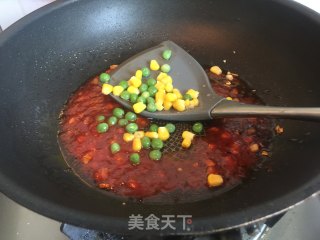 菠萝虾球的做法步骤：12