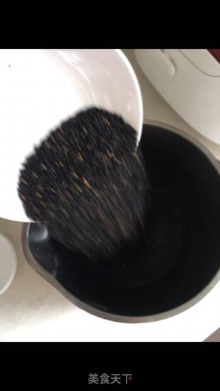 豆香黑芝麻糊的做法步骤：2
