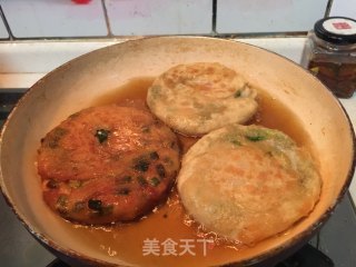 培根葱油饼的做法步骤：13
