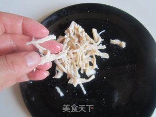 杂蔬拌鸡丝的做法步骤：3