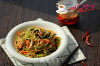 杂蔬拌鸡丝的做法步骤：10