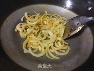 洋葱肉片烧茄子的做法步骤：4