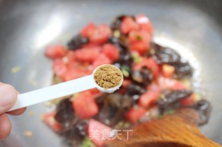 木耳番茄炒鸡蛋的做法步骤：10