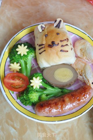 童趣早餐盘的做法步骤：7