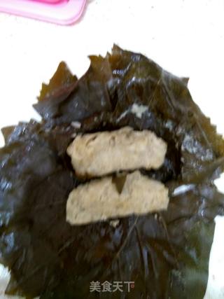 葡萄叶子鸡肉卷的做法步骤：4