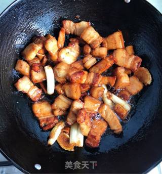 猪肉炖粉条的做法步骤：7