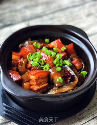 猪肉炖粉条的做法步骤：16