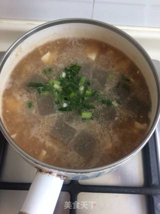 魔芋豆腐味增汤的做法步骤：8
