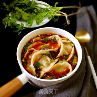 酸汤水饺的做法步骤：7