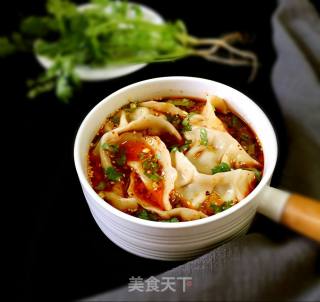 酸汤水饺的做法步骤：8