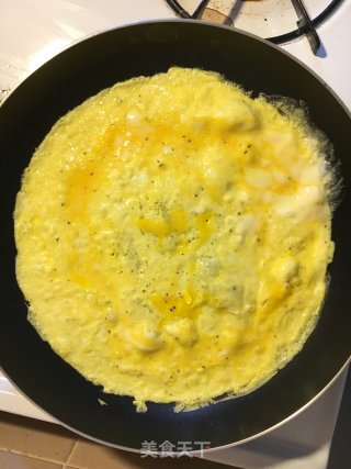 鸡胸肉芝士蛋饼的做法步骤：4