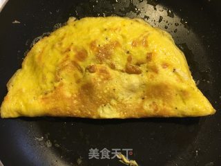 鸡胸肉芝士蛋饼的做法步骤：6
