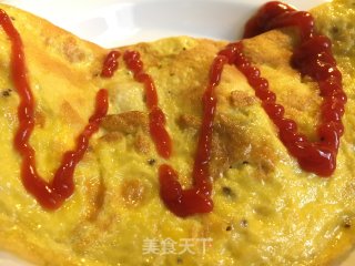 鸡胸肉芝士蛋饼的做法步骤：7