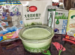 懒人甜品，龙博士青汁西米糕的做法步骤：5
