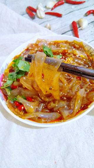 酸辣粉皮的做法步骤：12