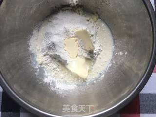 马苏里拉年轮饼干的做法步骤：2