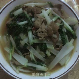 小白菜炒猪肝的做法步骤：5