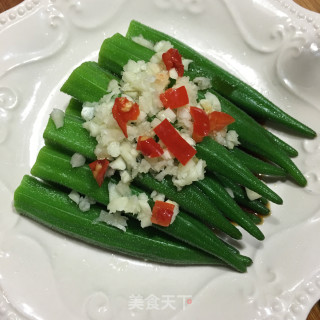 白灼秋葵的做法步骤：6