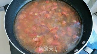 蒜蓉番茄鸡蛋面的做法步骤：6