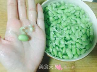 雪菜毛豆炒肉末的做法步骤：3