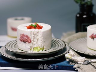 樱花草莓慕斯的做法步骤：26