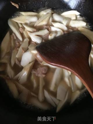茭白炒肉的做法步骤：5