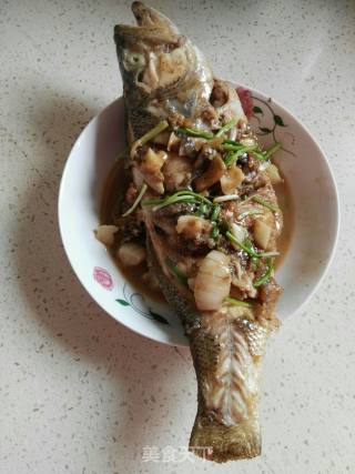 红烧鲈鱼的做法步骤：9