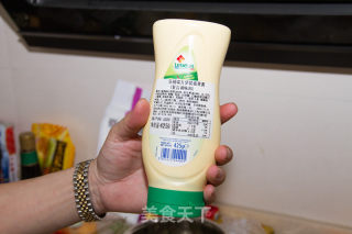 阿根廷红虾蔬菜沙拉刺身的做法步骤：5