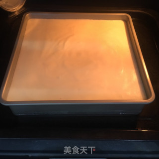 十寸方形酸奶戚风蛋糕的做法步骤：9