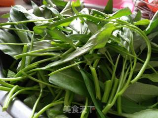 蒜香空心菜的做法步骤：2