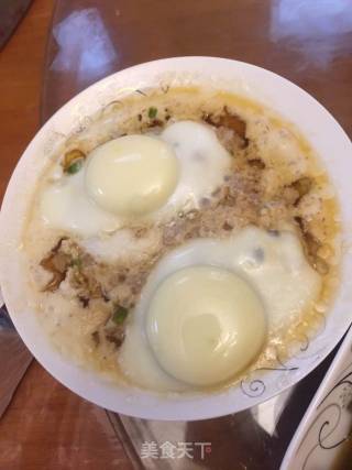 肉饼蒸蛋的做法步骤：5