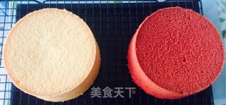 原味、红丝绒戚风蛋糕的做法步骤：20