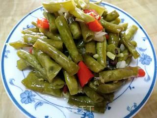麻辣腌豆角的做法步骤：10