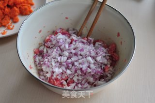 蔬菜牛肉饼的做法步骤：10