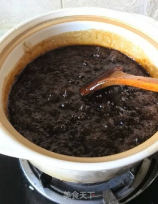 芝麻桃核阿胶的做法步骤：3