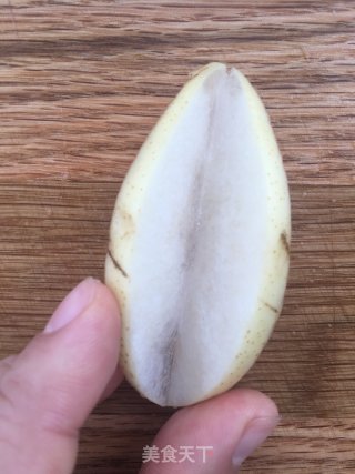 梨镶肉的做法步骤：2