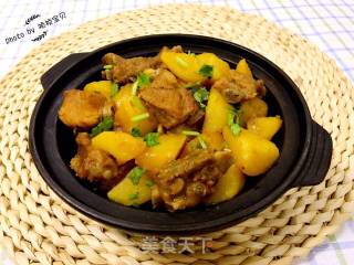 红烧排骨炖土豆的做法步骤：12