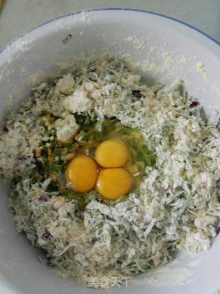 玫瑰蔬菜烙饼的做法步骤：3