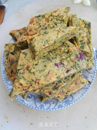 玫瑰蔬菜烙饼的做法步骤：7