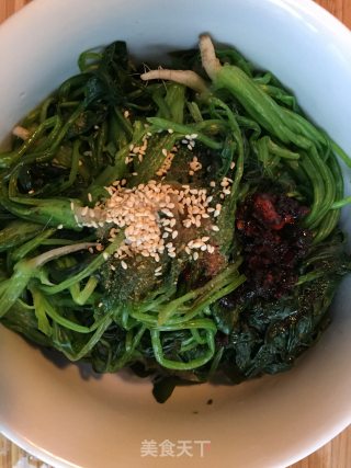 凉拌粉丝菠菜的做法步骤：4