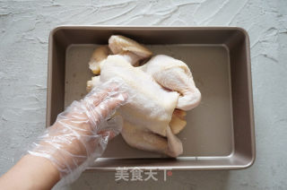 原味烤鸡的做法步骤：2