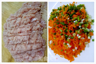 豆油皮鲜肉卷的做法步骤：2