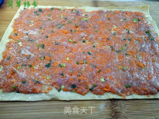 豆油皮鲜肉卷的做法步骤：4