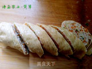 豆油皮鲜肉卷的做法步骤：7