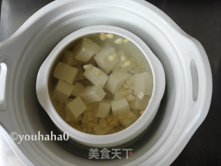 杏仁豆腐汤的做法步骤：5