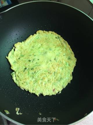 西葫芦火腿夹饼的做法步骤：7
